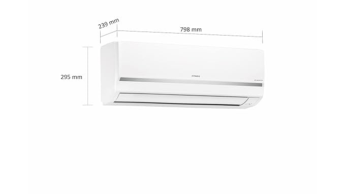 Hitachi 1 Ton 3 Star Inverter Split AC, RAFS312HEEA (Copper Conde Hitachi 1 Ton 3 Star Inverter Split AC, RAFS312HEEA (Copper Conde
